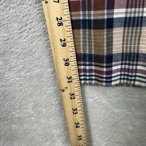 NEW Brooks Brothers Mens 34x32 Indian Madras Plaid Golf Pants Cotton Patchwork - Picture 10 of 12